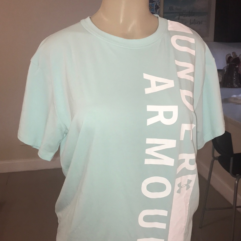 NWT! Under Armour Mint T-Shirt - Picture 2 of 8
